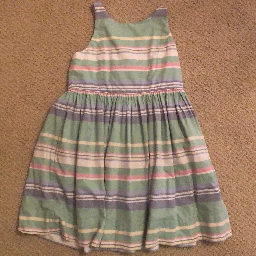 colorful child size Ralph Lauren Easter dress